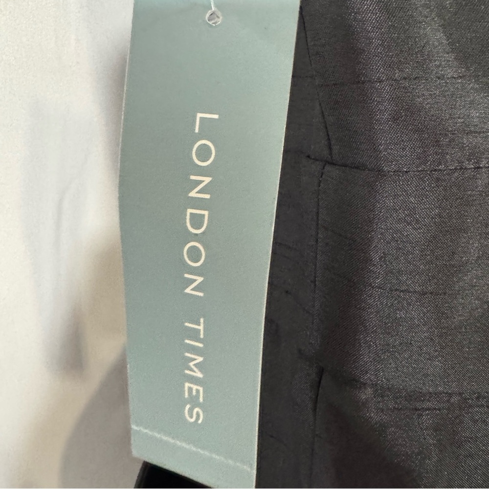 London Times | One Shoulder Dress - Black - NWT - Picture 11 of 14